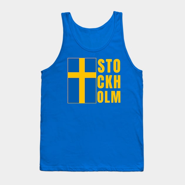 Stockholm Tank Top by footballomatic